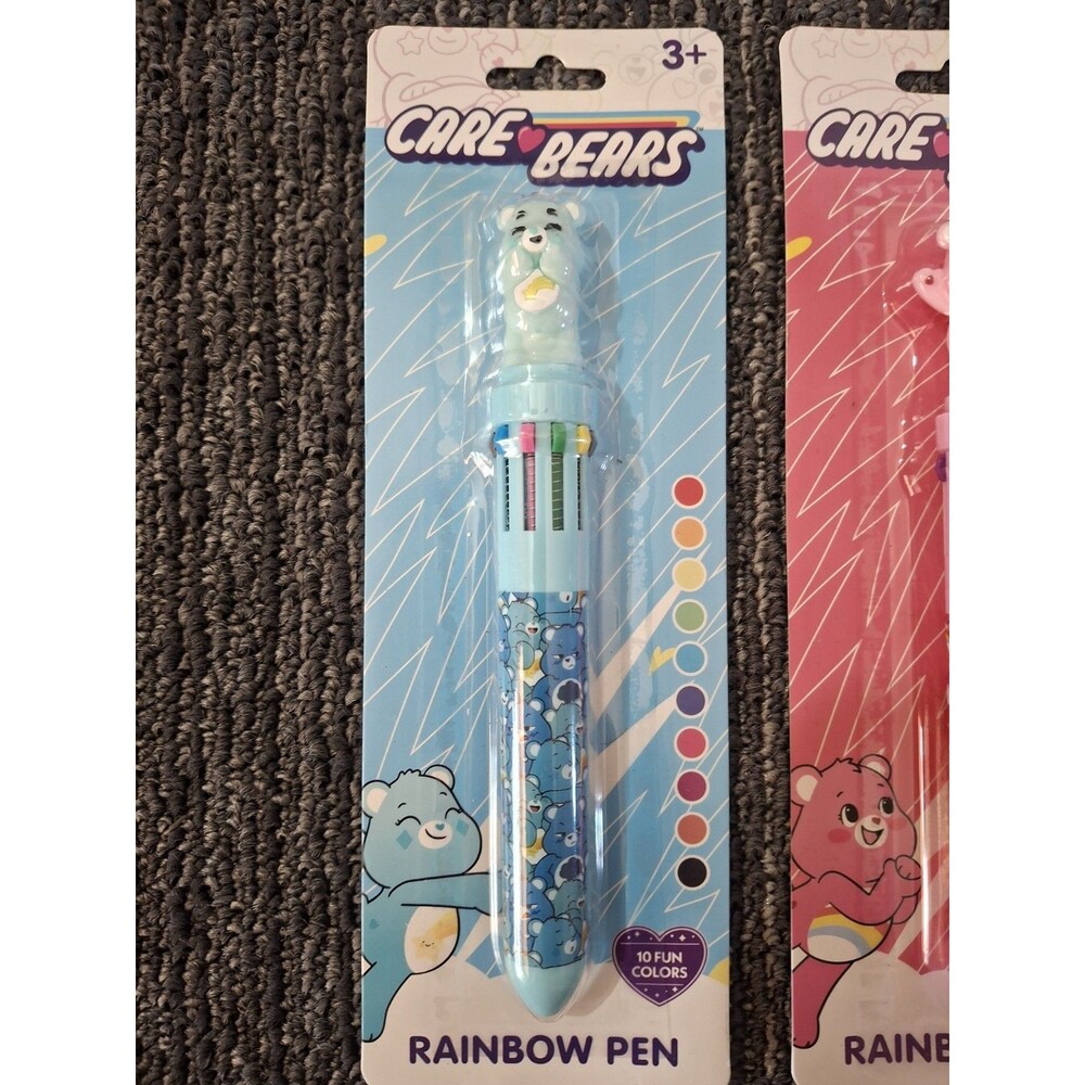 Care Bears Rainbow Pen Set Pink & Blue Multicolor Ink - Picture 4 of 4